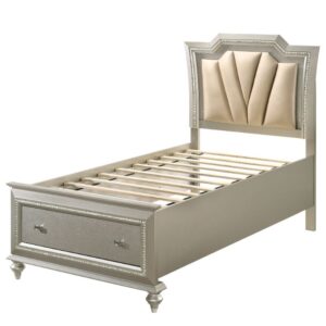 Kaitlyn Full Bed W/Led & Storage