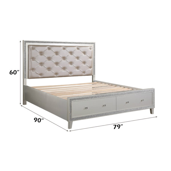 Sliverfluff CK Bed W/Led & Storages - Image 8
